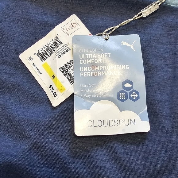 NWT PUMA Golf Cloudspun Warm Up Quarter-Zip with Truly Vodka Seltzer Logo - Picture 10 of 11